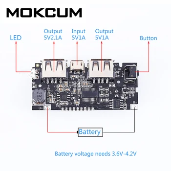 Lithium Battery Charging Board 3.7V to 5V 2A LCD Display Dual USB Output Charger Module DIY Charger Discharger
Lithium Battery Charging Board 3.7V to 5V 2A LCD Display Dual USB Output Charger Module DIY Charger Discharger