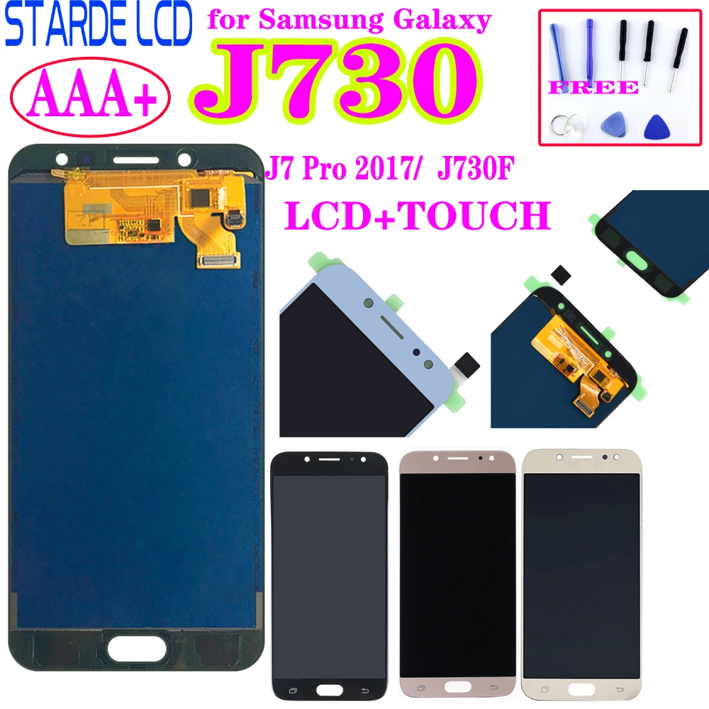 Tested for Samsung Galaxy J7 Pro 2017 J730 J730F LCD Display and Touch Screen Digitizer Assembly Black Gold J7 2017 J730 LCD
Tested for Samsung Galaxy J7 Pro 2017 J730 J730F LCD Display and Touch Screen Digitizer Assembly Black Gold J7 2017 J730 LCD