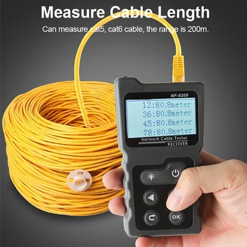 Multi-functional LCD Network Cable Tester Wire PoE Checker Inline PoE Voltage and Current Tester with Cable Tester
Multi-functional LCD Network Cable Tester Wire PoE Checker Inline PoE Voltage and Current Tester with Cable Tester