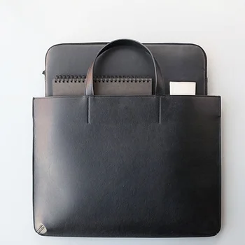 New Minimalist Briefcases A4 Business Handbag 13.3 inch computer bag Laptop bags for women OL Business office Leather bag men
New Minimalist Briefcases A4 Business Handbag 13.3 inch computer bag Laptop bags for women OL Business office Leather bag men