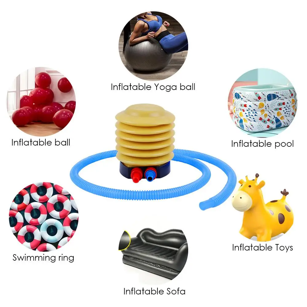Foot Pump Plastic Inflatable Yoga Ball Toy Bed Float Foot Air Pump Inflator with 106cm Tube Easy To Carry Accessories
Foot Pump Plastic Inflatable Yoga Ball Toy Bed Float Foot Air Pump Inflator with 106cm Tube Easy To Carry Accessories