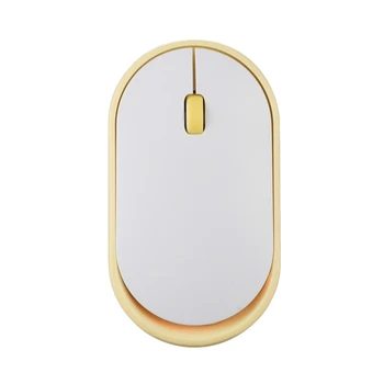 2.4G Silent Click Wireless Optical Mice, Orange LED Backlight, Portable Mobile Wireless Mouse for Laptop, PC Yellow
2.4G Silent Click Wireless Optical Mice, Orange LED Backlight, Portable Mobile Wireless Mouse for Laptop, PC Yellow