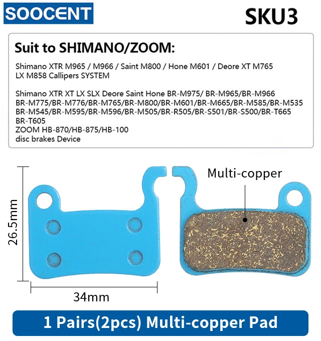 1 Pairs Semi-metal Bicycle Disc Brake Pads MTB Mountain Cycling Bike Brake Pads Bike Accessories For SHIMANO B01S SRAM M446 355 1 Pairs Semi-metal Bicycle Disc Brake Pads MTB Mountain Cycling Bike Brake Pads Bike Accessories For SHIMANO B01S SRAM M446 355
