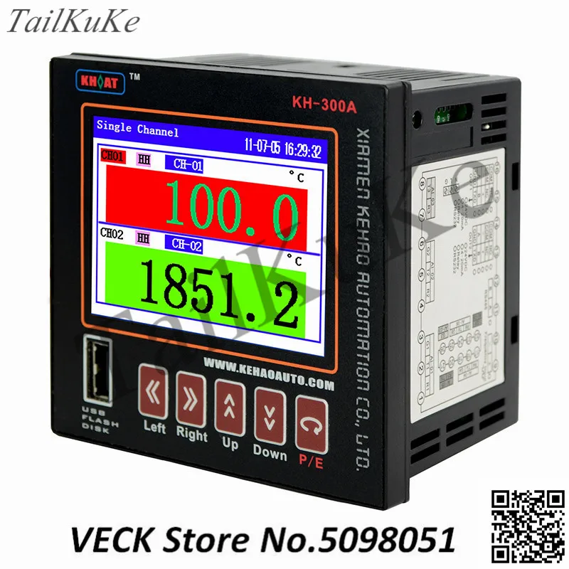 Paperless Recorder Industrial Grade Multiple Channels Data Temperature Humidity Current Voltage and Pressure Curve Temperat
Paperless Recorder Industrial Grade Multiple Channels Data Temperature Humidity Current Voltage and Pressure Curve Temperat