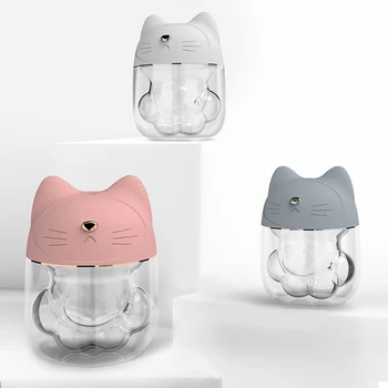 150ml Cat Claw Air Humidifier Mini USB Personal Small Humidifier Water Tank and 7-Color Night Light Cool Mist Humidifier 
150ml Cat Claw Air Humidifier Mini USB Personal Small Humidifier Water Tank and 7-Color Night Light Cool Mist Humidifier