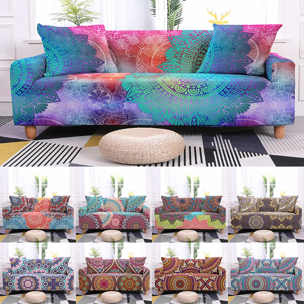 Bohemian Mandala Flower Pattern Elastic Sofa Cover for Living Room Sofa Chair Couch Protective Cover Universal Sofa Cover
Bohemian Mandala Flower Pattern Elastic Sofa Cover for Living Room Sofa Chair Couch Protective Cover Universal Sofa Cover