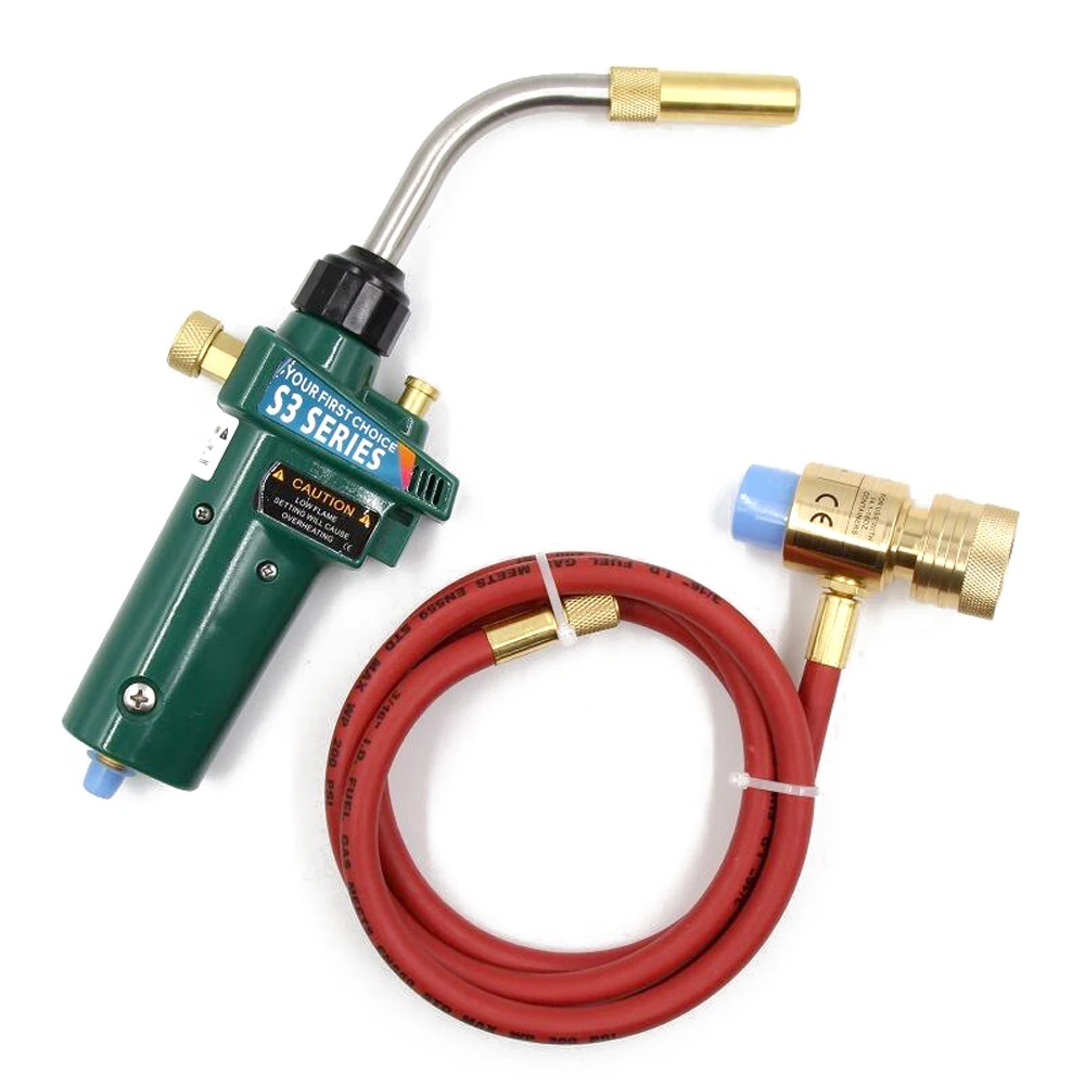 Hot New Welding Torch MAPP Propane Gas Torch Self Ignitio Trigger Style CGA600 Heating Solder Burner with 1.5m Hose
Hot New Welding Torch MAPP Propane Gas Torch Self Ignitio Trigger Style CGA600 Heating Solder Burner with 1.5m Hose
