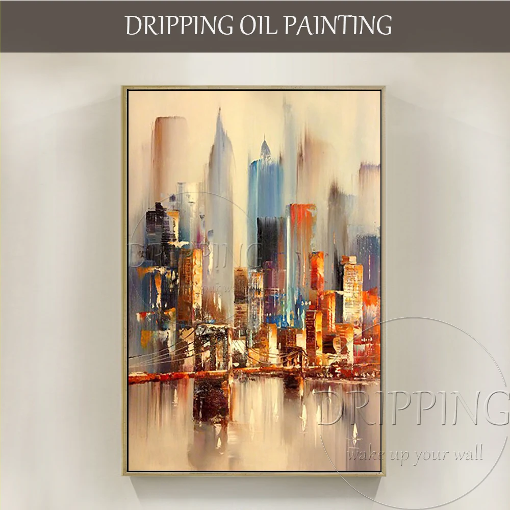 Excellent Artist Hand-painted Modern Abstract Urban New York Oil Painting on Canvas Beauty Building City Landscape Oil Painting
Excellent Artist Hand-painted Modern Abstract Urban New York Oil Painting on Canvas Beauty Building City Landscape Oil Painting