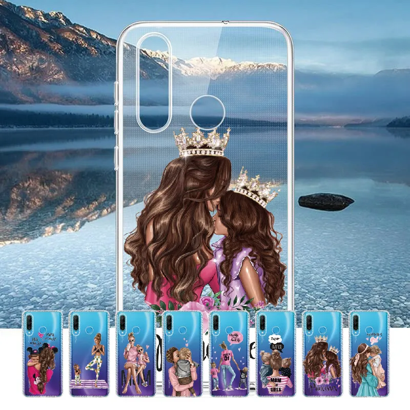 Милый малыш супер мама девочка королева для Huawei Honor Mate 10 20 Nova P20 P30 P40 P умный мягкий