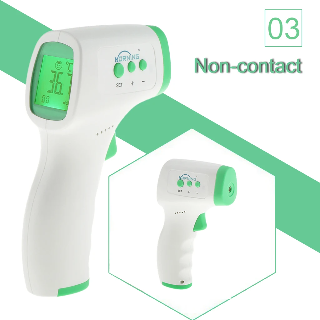 Non-contact Infrared Baby Thermometer Digital Forehead Body Thermometer 32-42 ℃ Non-contact Infrared Baby Thermometer Digital Forehead Body Thermometer 32-42 ℃
