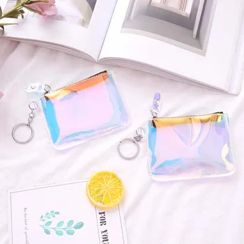 Fashion Laser PVC Women Small Coin Bag Clear Girls Wallet Purses Female Mini Money Key Coin Pouch Kid Christmas Gift
Fashion Laser PVC Women Small Coin Bag Clear Girls Wallet Purses Female Mini Money Key Coin Pouch Kid Christmas Gift