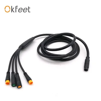 Okfeet Jule 1 in 4 Cable Electrical Bicycle Ebrake PAS Throttle Waterproof Controller 4 to 1 Cable for Conversion Ebike Kit
Okfeet Jule 1 in 4 Cable Electrical Bicycle Ebrake PAS Throttle Waterproof Controller 4 to 1 Cable for Conversion Ebike Kit