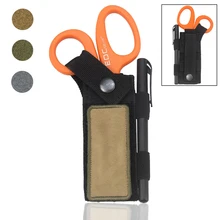 Tactical Molle Shears Pouch Military EMT Scissors Bag Hunting Mag Organizer EDC Tool Pouch For Folding Knife Flashlight
Tactical Molle Shears Pouch Military EMT Scissors Bag Hunting Mag Organizer EDC Tool Pouch For Folding Knife Flashlight