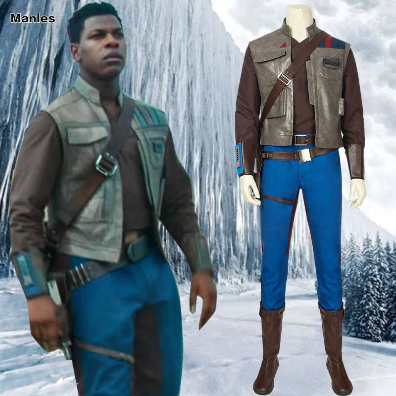 Star Wars 9 Cosplay The Rise Of Skywalker Costume Finn Adult Halloween Boots Belt Holster Shirt Vest Custom Male Suit Movie
Star Wars 9 Cosplay The Rise Of Skywalker Costume Finn Adult Halloween Boots Belt Holster Shirt Vest Custom Male Suit Movie