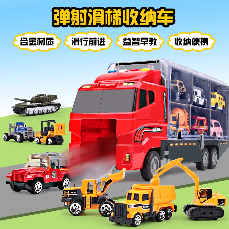 Children Big Truck Storage Ejection Container Alloy Sliding Car Engineering Firefighting Police Series Scooter
Children Big Truck Storage Ejection Container Alloy Sliding Car Engineering Firefighting Police Series Scooter