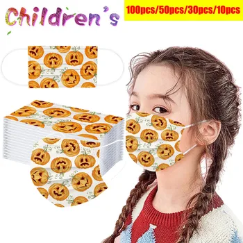 10PC/30PC/50PC/100PCS Pumpkin Mask 3 Layer Child Filter Hygiene Thicken Children's Face Mouth Mask Earloop Fast Delievry New
10PC/30PC/50PC/100PCS Pumpkin Mask 3 Layer Child Filter Hygiene Thicken Children's Face Mouth Mask Earloop Fast Delievry New