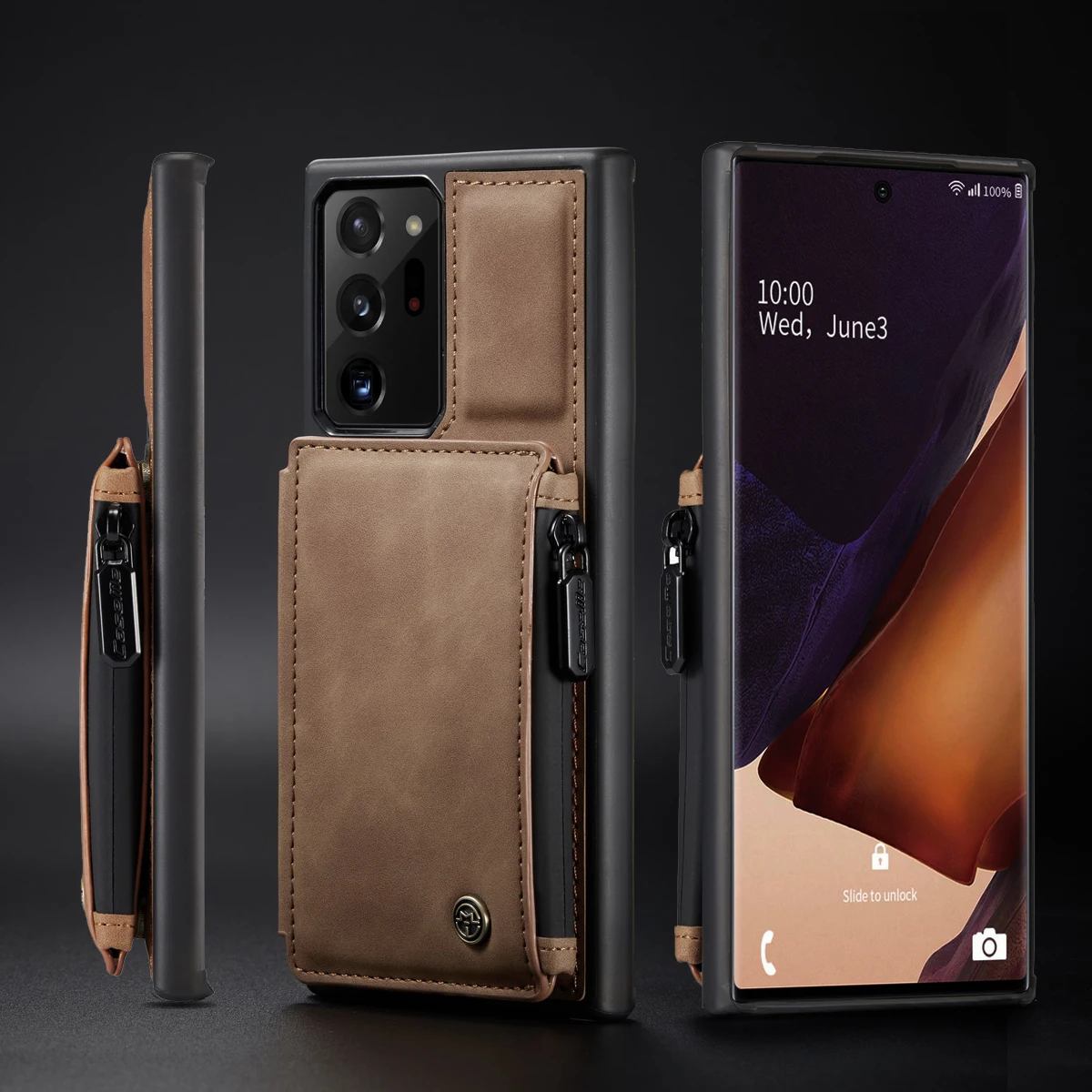 Чехол-книжка для Samsung Galaxy A52 A72 S21 S20 S10 S9 кожаный с защитой от падения | Мобильные