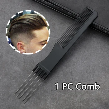Professional Double Side Tooth Combs Steel Needle Insert Combs Men Oil Head Curly Comb Hair Brush Barber Salon Hairdressing Tool
Professional Double Side Tooth Combs Steel Needle Insert Combs Men Oil Head Curly Comb Hair Brush Barber Salon Hairdressing Tool