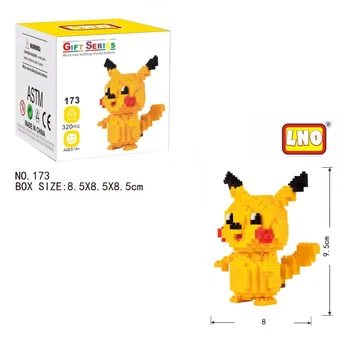 Pikachuedly Mini Building Blocks Pocket Monsters Cartoon Magikarp Figures Educational Games Toys for Children Mirco Block 173
Pikachuedly Mini Building Blocks Pocket Monsters Cartoon Magikarp Figures Educational Games Toys for Children Mirco Block 173
