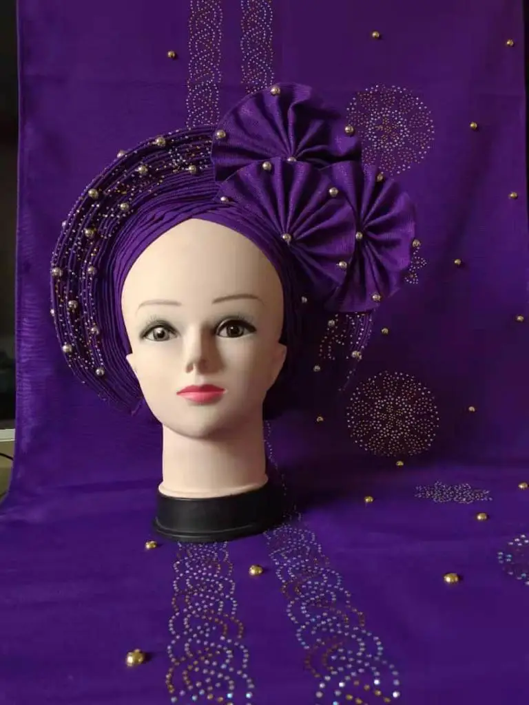 African headtie with shoulder aso oke gele wedding beaded headgear pretty nigerian headtie gele
African headtie with shoulder aso oke gele wedding beaded headgear pretty nigerian headtie gele