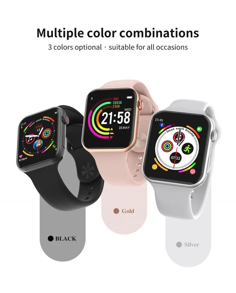 F10 Men Women Fashion Smartwatch 1.54inch IPS Screen Monitor Heartrate IP67 Waterproof Multi-Language Smart Watch PTCS
F10 Men Women Fashion Smartwatch 1.54inch IPS Screen Monitor Heartrate IP67 Waterproof Multi-Language Smart Watch PTCS