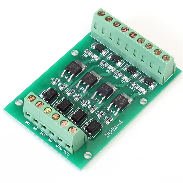 A7-- Optocoupler Isolation Relay Module 4 Channel FET Field-Effect Tube Module NMOS FR1205 DC 5-24V Solenoid Driver
A7-- Optocoupler Isolation Relay Module 4 Channel FET Field-Effect Tube Module NMOS FR1205 DC 5-24V Solenoid Driver