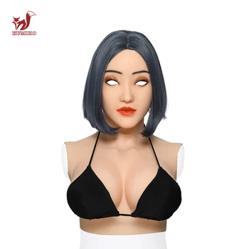 KUMIHO Hand-made Sofia Style Europe faces Mask with food grade silicone boobs full head mask Transsexual prop for Drag queen
KUMIHO Hand-made Sofia Style Europe faces Mask with food grade silicone boobs full head mask Transsexual prop for Drag queen