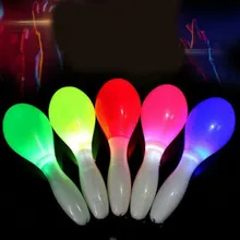2 Pcs Flashing Multi Color LED Maracas Light Up Neon Sensory New Toy Shaking Random Color LED Maracas Luminescent Inthe Night
2 Pcs Flashing Multi Color LED Maracas Light Up Neon Sensory New Toy Shaking Random Color LED Maracas Luminescent Inthe Night