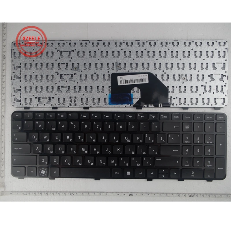 Русская клавиатура для ноутбука GZEELE HP Pavilion DV6-6000 DV6-6100 DV6-6200 DV6 RU черная Раскладка |
