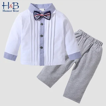 Humor Bear Boys Clothing Sets Spring & Autumn England Long Sleeve Gentleman T-shirt +Pants Boy Fashion Toddler Baby Kids Clothes
Humor Bear Boys Clothing Sets Spring & Autumn England Long Sleeve Gentleman T-shirt +Pants Boy Fashion Toddler Baby Kids Clothes