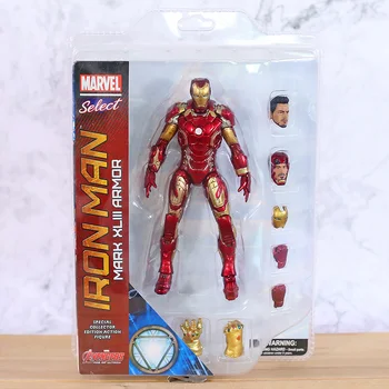 Marvel Select Iron Man Mark XLIII MK43 Armor with Infinity Gauntlet PVC Action Figure Collectible Model Toy
Marvel Select Iron Man Mark XLIII MK43 Armor with Infinity Gauntlet PVC Action Figure Collectible Model Toy