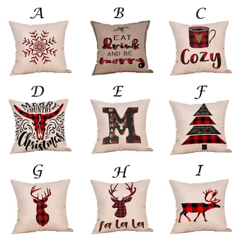 Red Christmas Pillow Cover 45x45cm Cartoon Printing Pattern Pillow Cover Living Room Decorative Cotton And Linen Pillowcase
Red Christmas Pillow Cover 45x45cm Cartoon Printing Pattern Pillow Cover Living Room Decorative Cotton And Linen Pillowcase