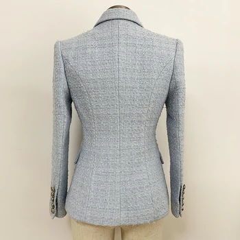 Blazer Newest Baroque Designer 2020 Women's Lion Metal Buttons Wool Tweed Blazer Jacket
Blazer Newest Baroque Designer 2020 Women's Lion Metal Buttons Wool Tweed Blazer Jacket
