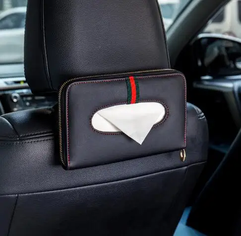 Car Tissue Box PU Leather Sun Visor Type Tissue Boxes Napkin Holder Auto Interior Accessories
Car Tissue Box PU Leather Sun Visor Type Tissue Boxes Napkin Holder Auto Interior Accessories