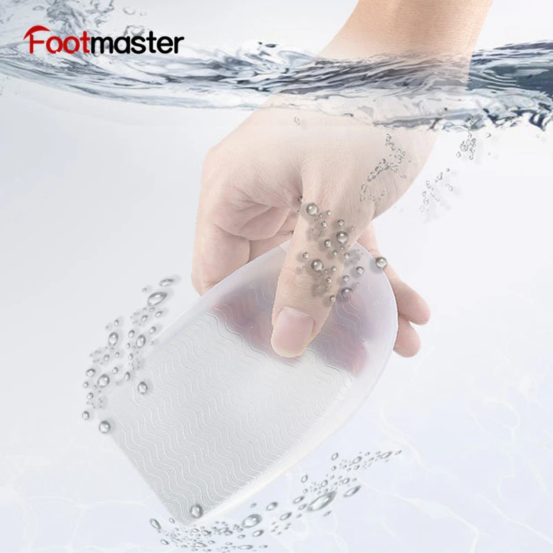 FootMaster Silicone heel cushion shock absorption decompression heel cushion comfortable and soft half yard cushion Relieve heel
FootMaster Silicone heel cushion shock absorption decompression heel cushion comfortable and soft half yard cushion Relieve heel