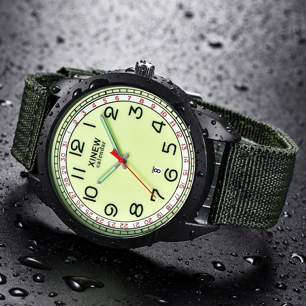 Men's Nylon Waterproof Date Sport Quartz Watch Fashion Alloy Case Analog Quartz Wrist Men Watches montre homme 2019 FJSL
Men's Nylon Waterproof Date Sport Quartz Watch Fashion Alloy Case Analog Quartz Wrist Men Watches montre homme 2019 FJSL