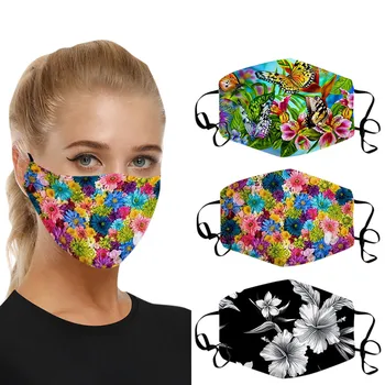 Floral Print Face Mask Outdoor Windproof Dustproof Face Cover Adjustable Washable Reusable Earloop Facemask mascara de boca
Floral Print Face Mask Outdoor Windproof Dustproof Face Cover Adjustable Washable Reusable Earloop Facemask mascara de boca