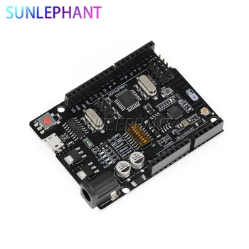 UNO R3 + WiFi ATmega328P+ESP8266 (32Mb Memory) USB-TTL CH340G For Arduno Uno NodeMCU WeMos ESP8266 One New Arrival
UNO R3 + WiFi ATmega328P+ESP8266 (32Mb Memory) USB-TTL CH340G For Arduno Uno NodeMCU WeMos ESP8266 One New Arrival