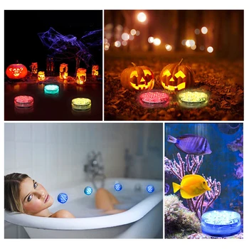 IP68 Waterproof Battery Operated Lamp 10 LED Remote Control Submersible Light Multi Color Submersible LED Underwater Light
IP68 Waterproof Battery Operated Lamp 10 LED Remote Control Submersible Light Multi Color Submersible LED Underwater Light