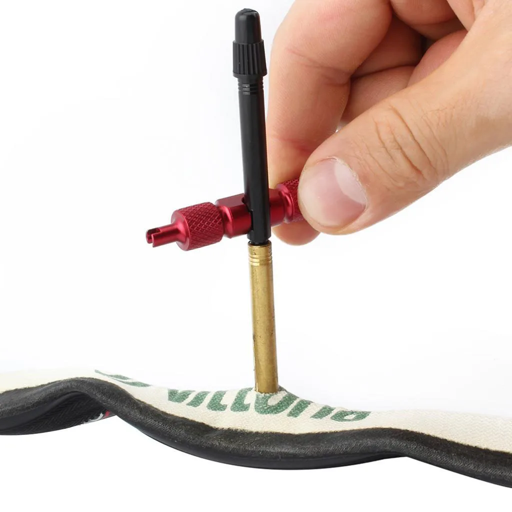 Bicycle Bike Tire Valve Core Removal Presta Tyre Valve Cores / Extenders Remover Tool Kit with 5mm Wrench Flats 4 colors options Bicycle Bike Tire Valve Core Removal Presta Tyre Valve Cores / Extenders Remover Tool Kit with 5mm Wrench Flats 4 colors options