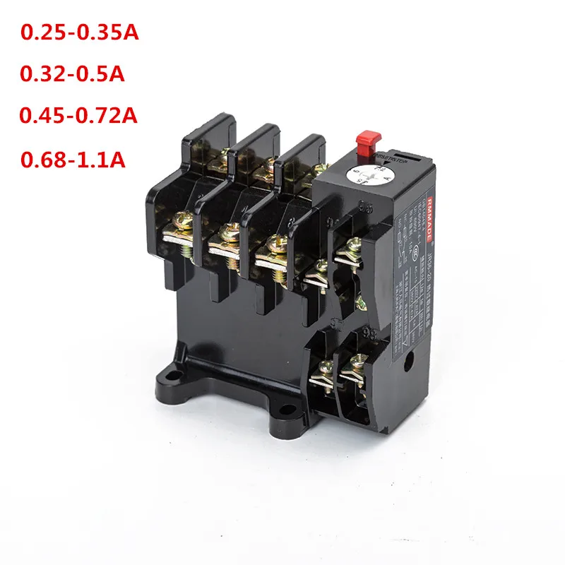 Thermal overload relay JR36-20 690V specification 0.35/0.5/0.72/1.1A high quality copper parts thermal overload protection relay
Thermal overload relay JR36-20 690V specification 0.35/0.5/0.72/1.1A high quality copper parts thermal overload protection relay