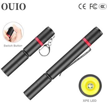 20w XPE Flashlight Handheld Pen Pocket Torch Pen-Clip Check Light 1 AAA Battery Lamp 
20w XPE Flashlight Handheld Pen Pocket Torch Pen-Clip Check Light 1 AAA Battery Lamp