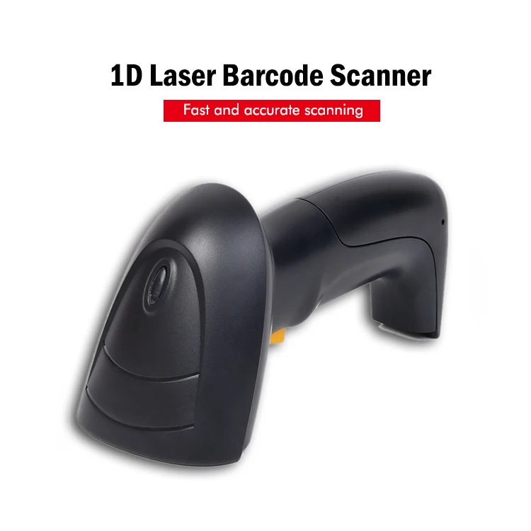 Wried PS/2 USB Safety Laser Handfree Barcode Scanner With Stand HS-6100S
