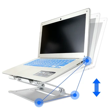 Laptop Stand, Ergonomic Adjustable Notebook Stand, Riser Holder Computer Stand N0HC
Laptop Stand, Ergonomic Adjustable Notebook Stand, Riser Holder Computer Stand N0HC