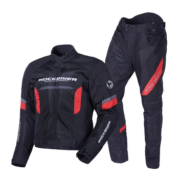 Rock Biker New Motorcycle Jackets Protective Gear Summer breathable Reflect Moto Motocross Off-Road Racing Jackets+ Riding Pants
Rock Biker New Motorcycle Jackets Protective Gear Summer breathable Reflect Moto Motocross Off-Road Racing Jackets+ Riding Pants