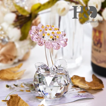 H&D Crystal Sunflower Figurine Paperweight Home Decor Car Interior Display Ornaments Wedding Gifts Crystal Flower Suncatcher
H&D Crystal Sunflower Figurine Paperweight Home Decor Car Interior Display Ornaments Wedding Gifts Crystal Flower Suncatcher