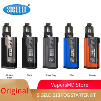 Original Sigelei 213 Fog Starter Vape Kit 213W TFT Visual Screen Fog Mod with 5ml Fog Tank E-Cigarette Vaporizer VS Aegis Max
Original Sigelei 213 Fog Starter Vape Kit 213W TFT Visual Screen Fog Mod with 5ml Fog Tank E-Cigarette Vaporizer VS Aegis Max