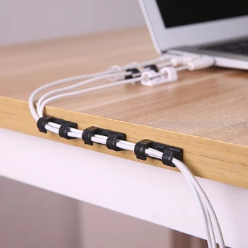 20Pcs Self Stick Fixed ABS Data Line Clips Wire Organizer Securing Safty Protective Cable Clamp Buckle Tool For 7mm Cables Line 
20Pcs Self Stick Fixed ABS Data Line Clips Wire Organizer Securing Safty Protective Cable Clamp Buckle Tool For 7mm Cables Line