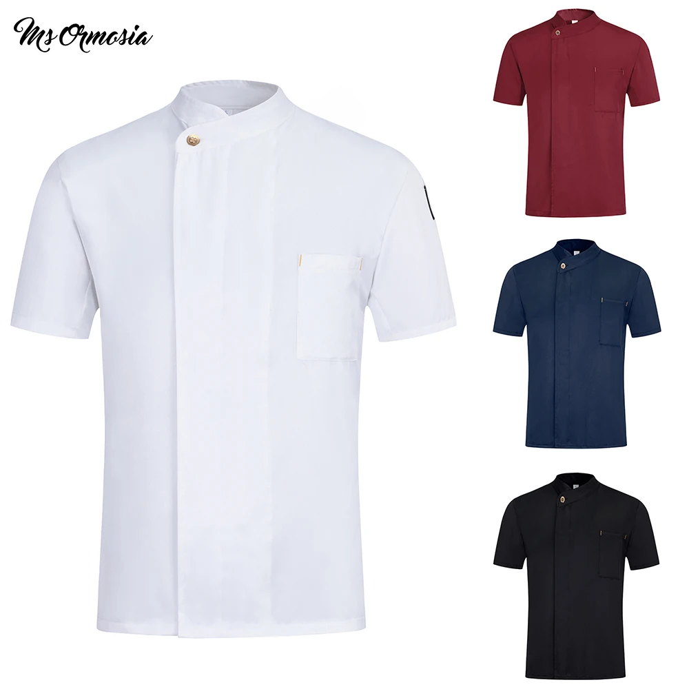 Spring Summer Hotel Western Restaurant Uniform Kitchen Clothes Chef's Short Sleeve Breathable Chef Workwear Men's Chef clothes
Spring Summer Hotel Western Restaurant Uniform Kitchen Clothes Chef's Short Sleeve Breathable Chef Workwear Men's Chef clothes