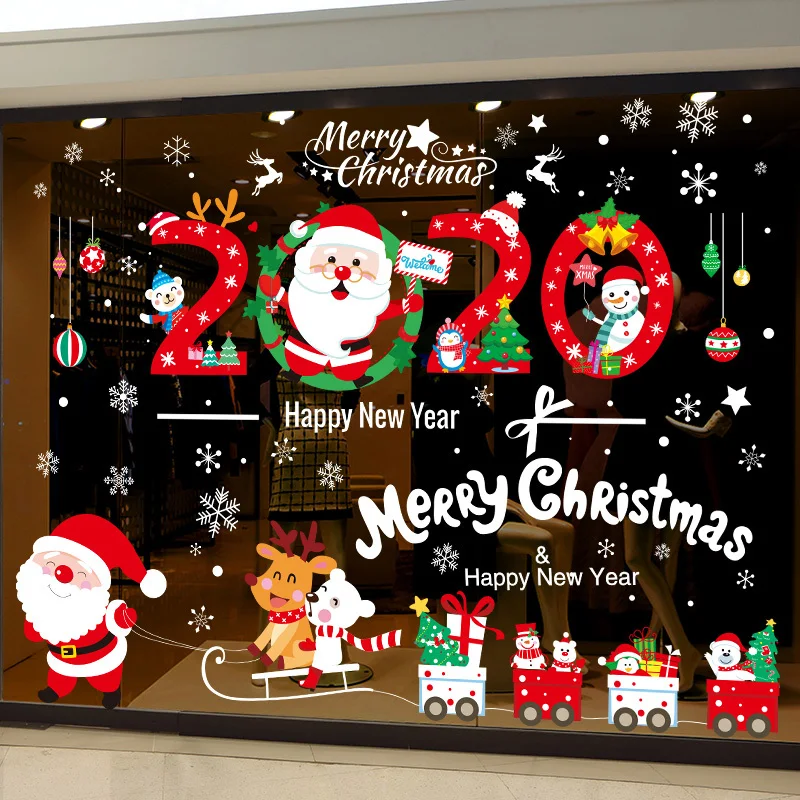 Christmas Window Stickers Removable Display Cabinet 2020 Christmas Snowman DIY New Year Decoration Stickers PVC Glass Murals
Christmas Window Stickers Removable Display Cabinet 2020 Christmas Snowman DIY New Year Decoration Stickers PVC Glass Murals